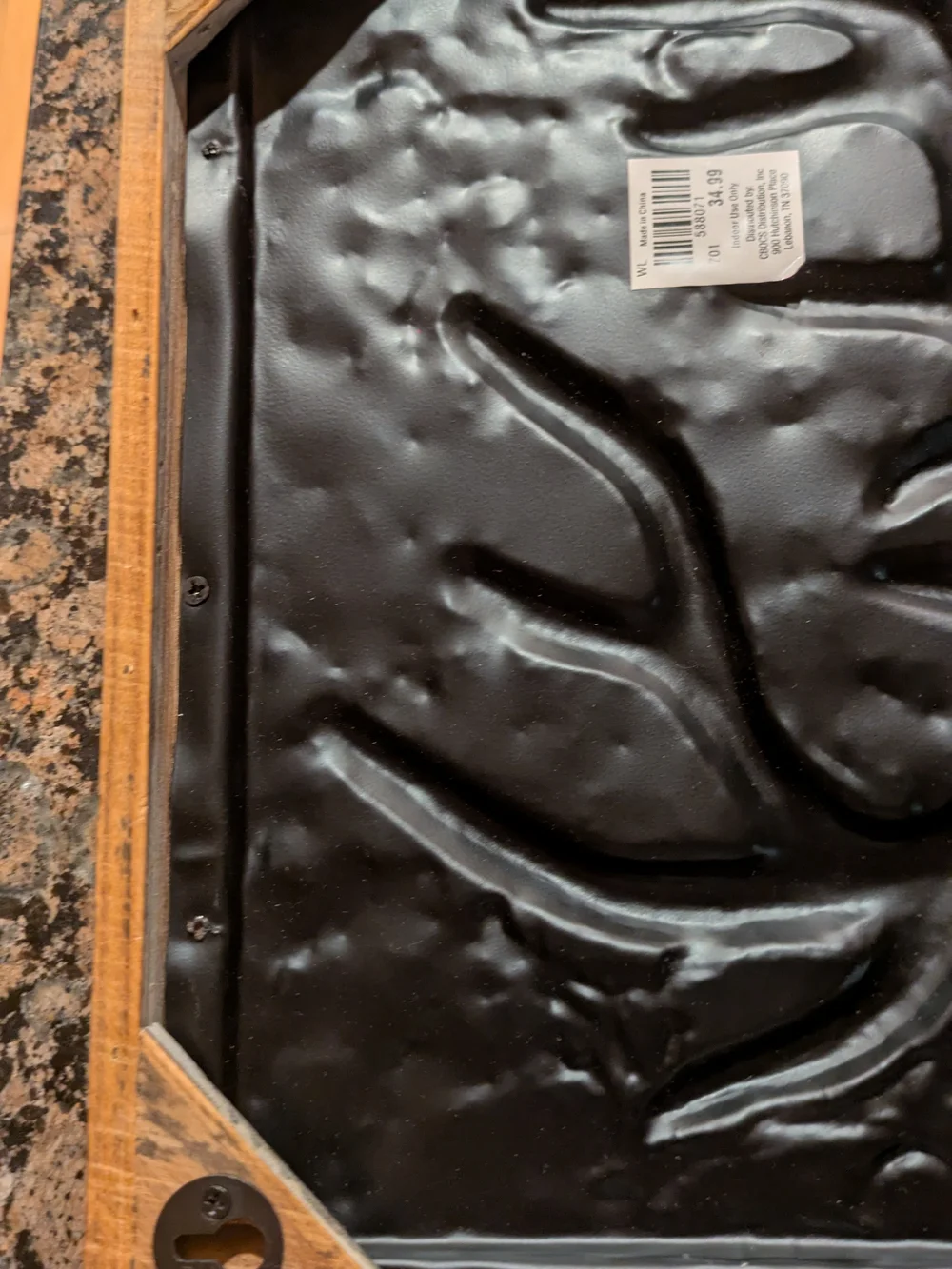 Hobby Lobby Black and Bronze Deer Relief Wall Art